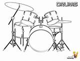 Colouring Drummer Percussion Yescoloring sketch template