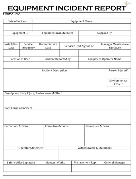 Free Incident Report Templates Excel Pdf Formats Riset