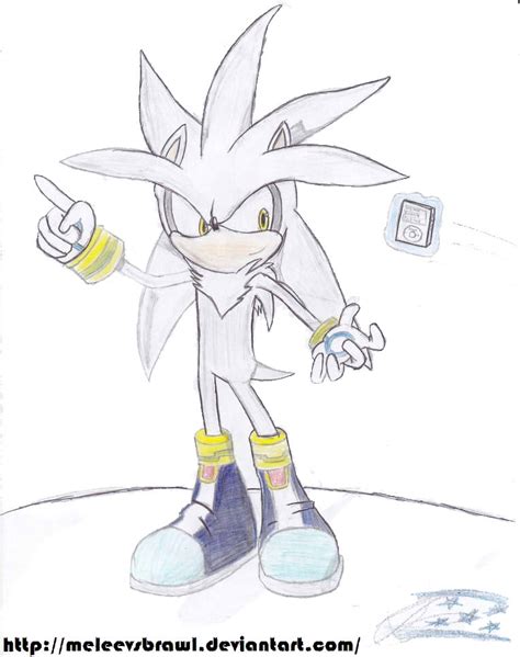 One Simple Draw Of Silver Silver The Hedgehog Fan Art 33969042 Fanpop