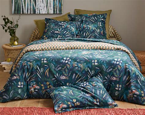 A propos du produit et des fournisseurs: Linge de lit feuillage tropical - BECQUET CRÉATION (avec ...