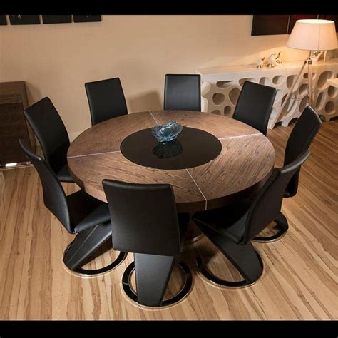 Fitfab Large Glass Dining Table Seats 8