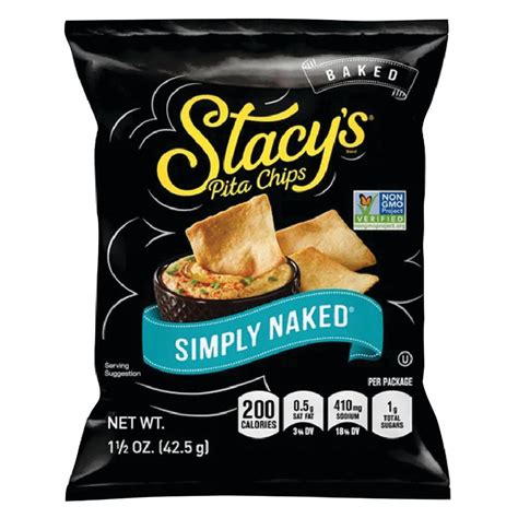 Stacy S Simply Naked Pita Chips Oz Bag Nassau Candy