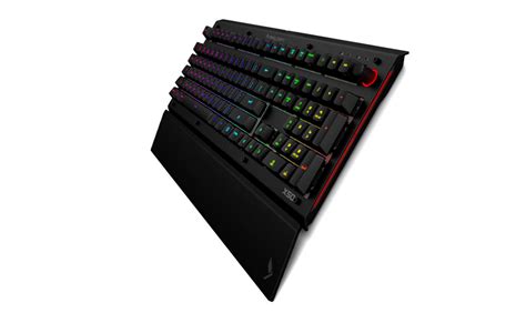 The Das Keyboard X50q Mechanical Gaming Keyboard Lights Up For