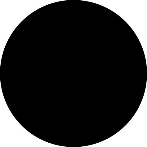 Circle Black Shape Svg Png Icon Free Download 32113 Onlinewebfontscom