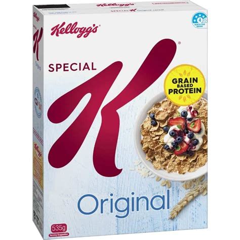 Kelloggs Original Special K Low Fat Breakfast Cereals High In B Group