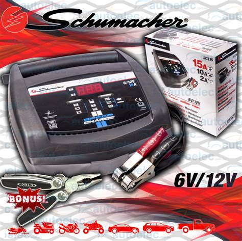 Schumacher 2 10 15 Amp Smart Battery Charger Agm Deep Cycle New Ctek