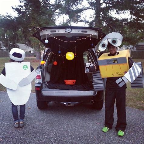 Indoor decor makes a house a home indoor decor is your place to play. Wall-e and Eva! #DecibelChurch #FamilyFun #TrunkorTreat | Trunk or treat, Wall e costume ...