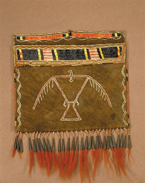 Shoulder Pouch Circa 1780 Anishinaabe Chippewa Ojibwa Peoples New