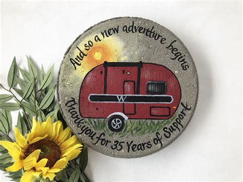 See the manager's guide for more tips, and award. Retirement Gift Red Camper Camper Retirement Stone | Etsy ...