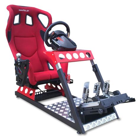 Listed below are some the video game simulator chairs which can provide the user with the real taste of racing. GamePod GT2 Evo Carbon Blue Gaming Race Seat - GSM Sport Seats