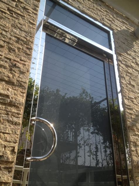 Stainless Steel Cladded Doors Zain Aluminum Services In Dubai