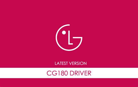 Lg Cg180 Usb Driver For Windows