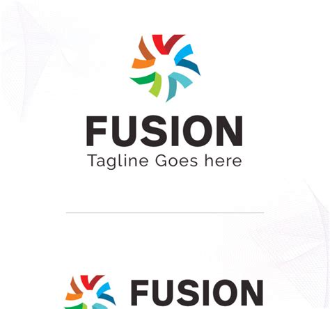 Fusion Logo Template 86144 Templatemonster