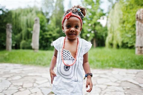 Portrait Of African Baby Girl Stock Photo Image Of Ethnic Childhood