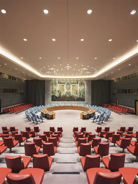 The Design Of The Security Council Chamber Det Norske Kongehus