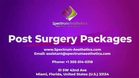 Post Surgery Packages Spectrum Aesthetics Miami Youtube
