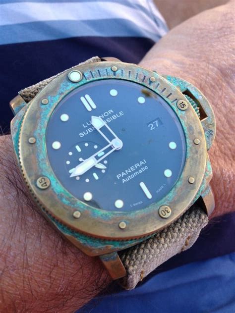 Bronze Panerai With Rust Patina Watches Dream Watches Fine Watches