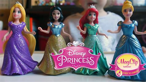 Принцессы Диснея мини куклы обзор Disney Princess Magiclip Small