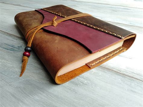 Leather Book Cover Leather Journal Case Journal Cover Bible Etsy
