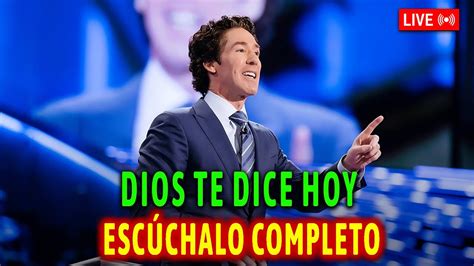 Joel Osteen 2024 Hoy Encontrar la paz en tus pensamientos Último