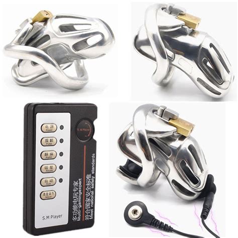 Electric Shock Chastity Cages Penis Cock Cage Male Chastity Device