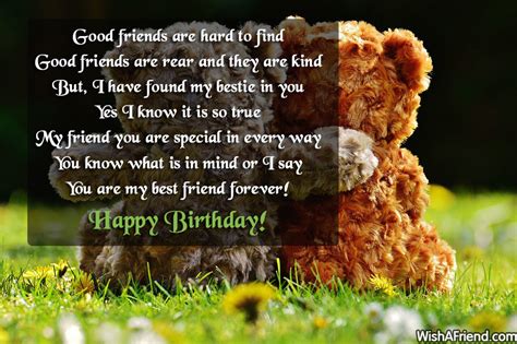 Therefore it is only natural to want to send the perfect birthday wishes for a best friend on their birthday. Best Friend Birthday Wishes - Page 6