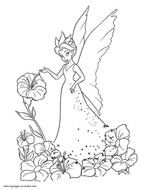 Tinkerbell Queen Clarion Coloring Pages