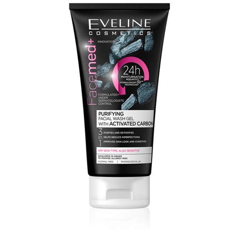 Purifying Activated Charcoal Face Wash Eveline Cosmetics