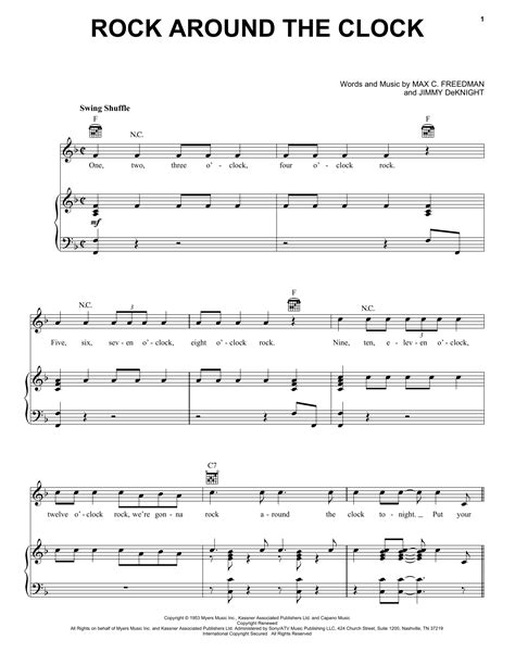 What does around the clock expression mean? Rock Around The Clock | Sheet Music Direct
