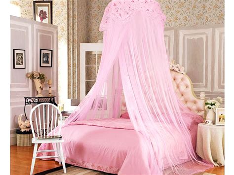 Zipper closure for extra security. All Pink Princess Canopy Bed | Princess bedroom set ...