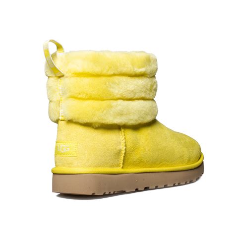 Ugg Fluff Mini Quilted Mrt Yellow Boots Womens Mycozyboots