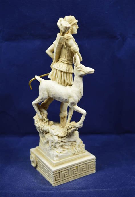 Artemis Sculpture Diana Bust Ancient Greek Goddess Of Hunt Etsy Uk