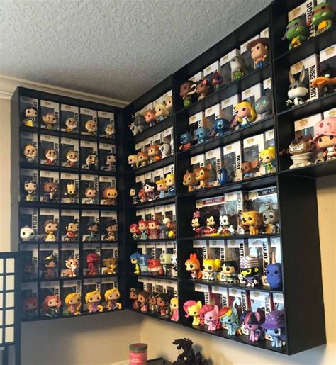 Funko Pop Vinyl Display Case Shelf DIY Ideas Toy Collection Room Man Cave She Shed Funko Pop