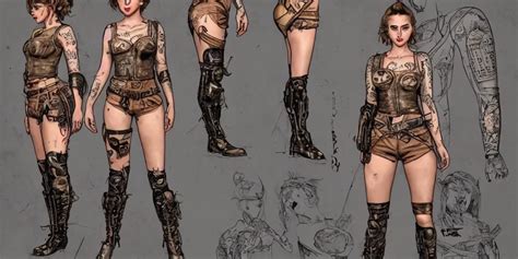 Ana De Armas As A Tattooed Armored Wanderer Pinup Stable Diffusion Openart