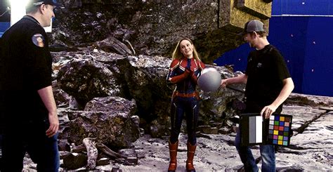 Brie Larson Behind The Scenes Avengers Endgame Avengers Infinity