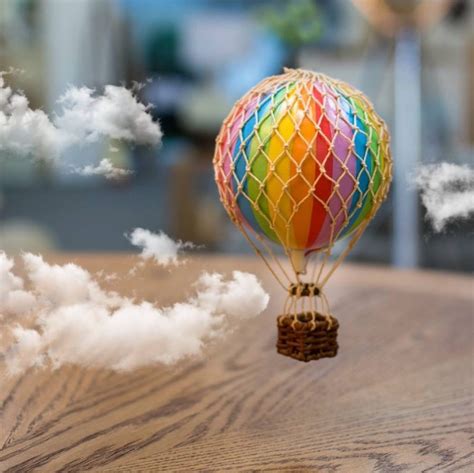 Authentic Models Floating The Skies Mini Hot Air Balloon