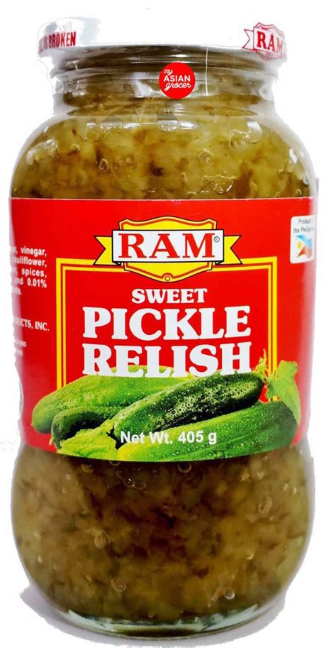 Ram Sweet Pickle Relish 405g My Asian Grocer