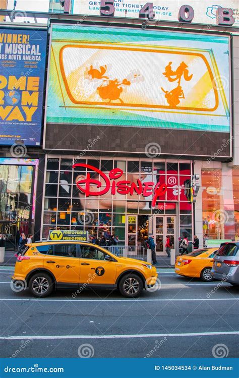 Disney Store Located In Manhattan In Times Square In The Heart If The Big Apple Editorial Stock