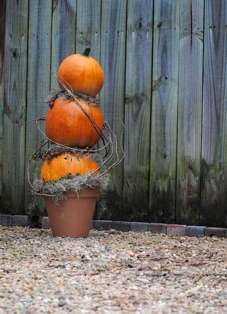 20 Ways To Decorate Your Pumpkin For Halloween Pumpkin Topiary