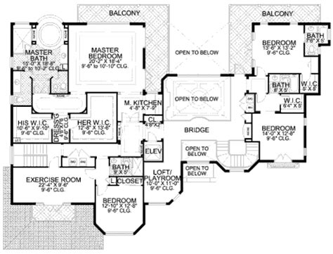 Mediterranean Style House Plan 5 Beds 65 Baths 6096 Sqft Plan 420