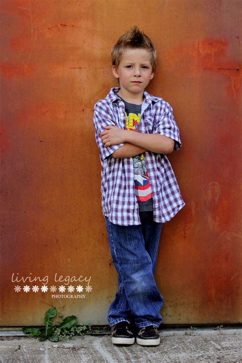 Living Legacy Photography 6 Year Old Boy Session Outdoor Urban Natural