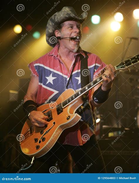 Ted Nugent Performs In Concert Editorial Stock Photo Image Of July
