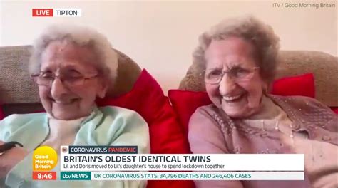 Britains Oldest Twins Leave Gmb Viewers In Hysterics After Revealing