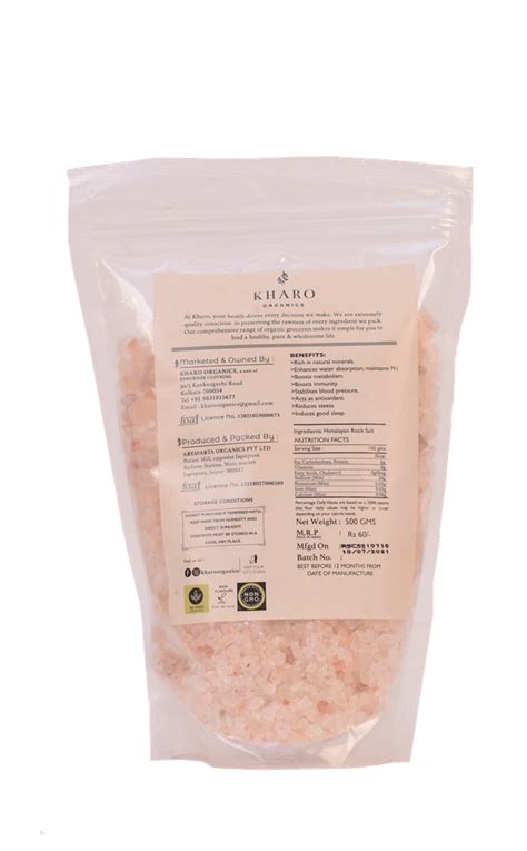 natural sendha namak himalayan pink rock salt crystal 500 g wholistic you