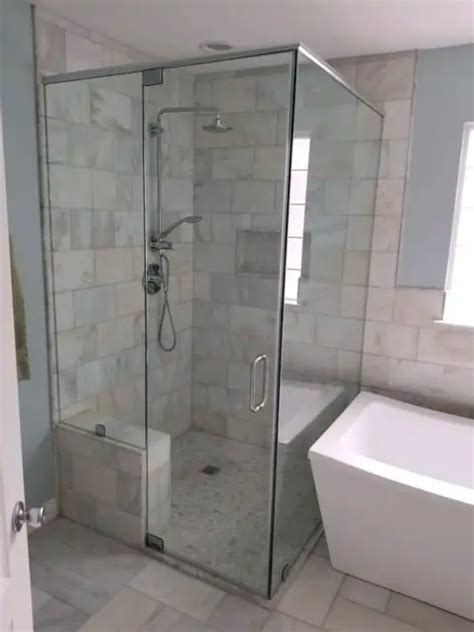 Semi Frameless Showers Binswanger Glass Corner Shower Enclosures