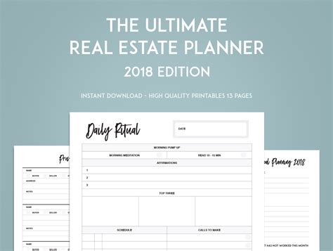 The Ultimate Real Estate Goal Planner Sweet Paper Trail