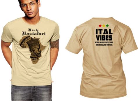 Reggae T Shirt Jah Rastafari Haile Selassie Vybz Kartel Lion Of Judah Tan Tee Ebay