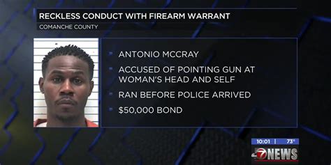 Arrest Warrant Filed For Lawton Man Accused Of Threatening Woman With A Gun