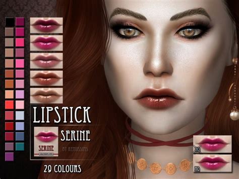 Serine Lipstick By Remussirion At Tsr Sims 4 Updates