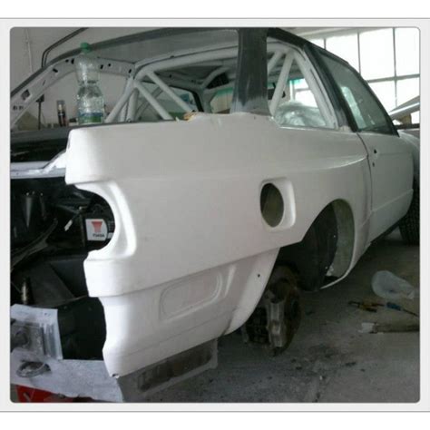 Look at the back fenders, they do not have any fitting rear bumpers. Body kit DR BMW e30 M3 - King Elements